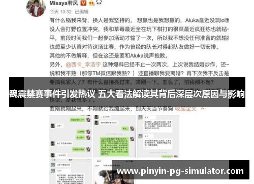 魏震禁赛事件引发热议 五大看法解读其背后深层次原因与影响